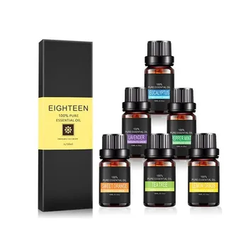 

6pcs/set 10ml Single Aromatherapy Essential Oil Lavender Pure Essential Oil 10ml Aromatherapy Essential Oil For Body Message