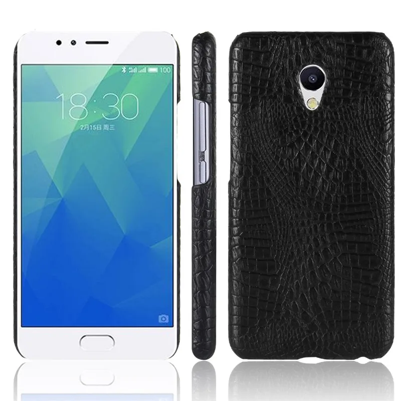 Чехол для Meizu M5s чехол из жесткого пластика под крокодиловую кожу телефона