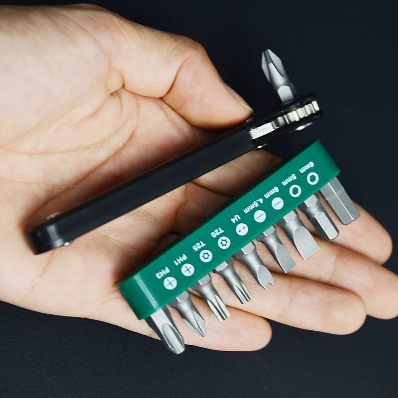 Turn into the elbow screwdriver 11 words ultra short screwdriver L-shaped right angle plum ratchet screwdriver set mouth Turn into the elbow screwdriver 11 words ultra short screwdriver L-shaped right angle plum ratchet screwdriver set mouth