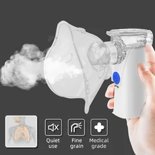 

Portable Nebulizer Mini Handheld Inhale Mesh Nebulizer Silent Ultrasonic Inhalador Nebulizador for Children Adult Nebulizadore