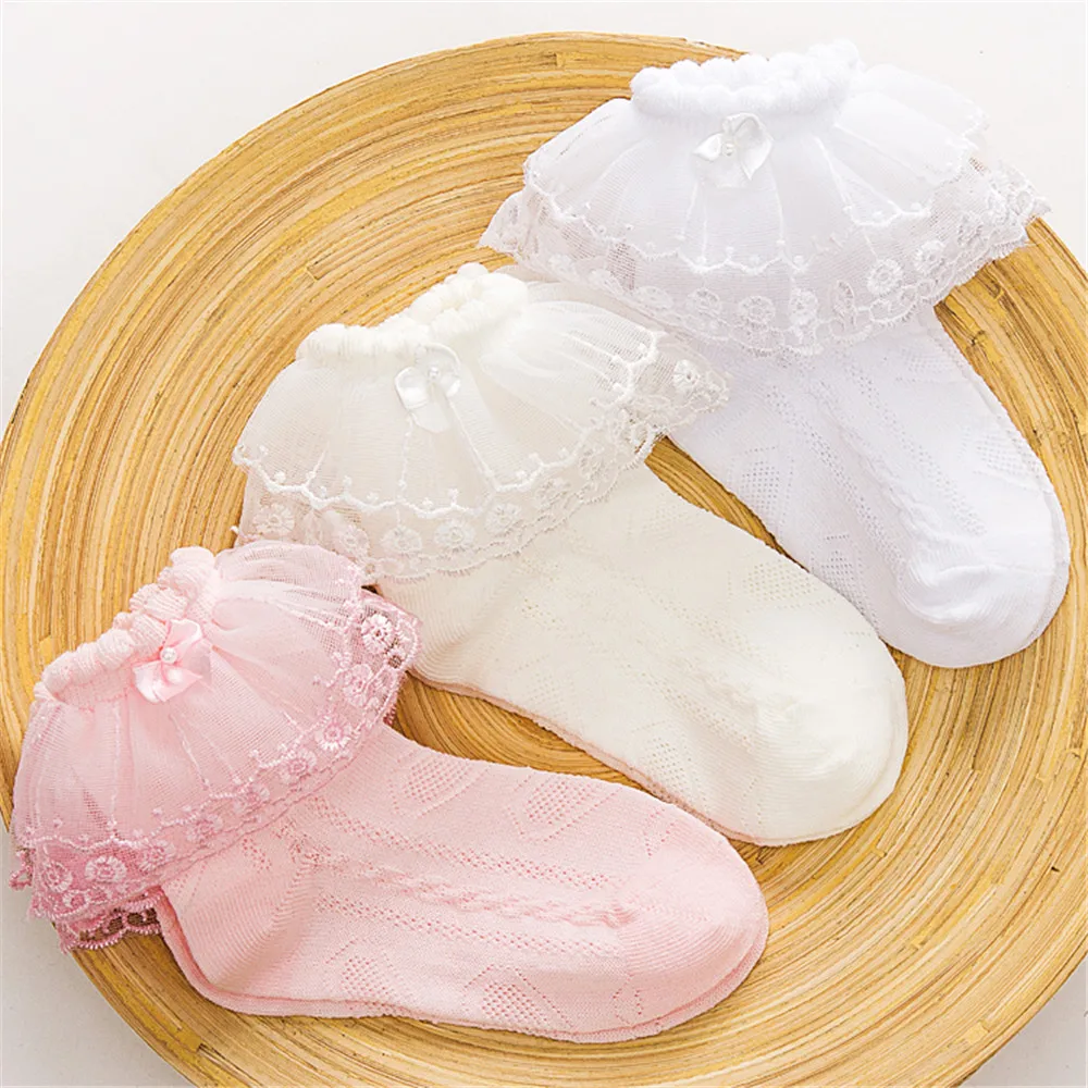 Кружевные носки-пачки для малышей; милые хлопковые носки для новорожденных девочек; милые носки для малышей в стиле принцессы; аксессуары для малышей;
