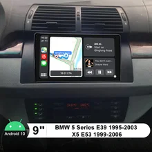 

9 Inch Car Dvd Player Android Auto GPS Navigation Android 10.0 DSP 4G HD For BMW 5 Series E39 1995-2003 BMW X5 E53 1999-2006