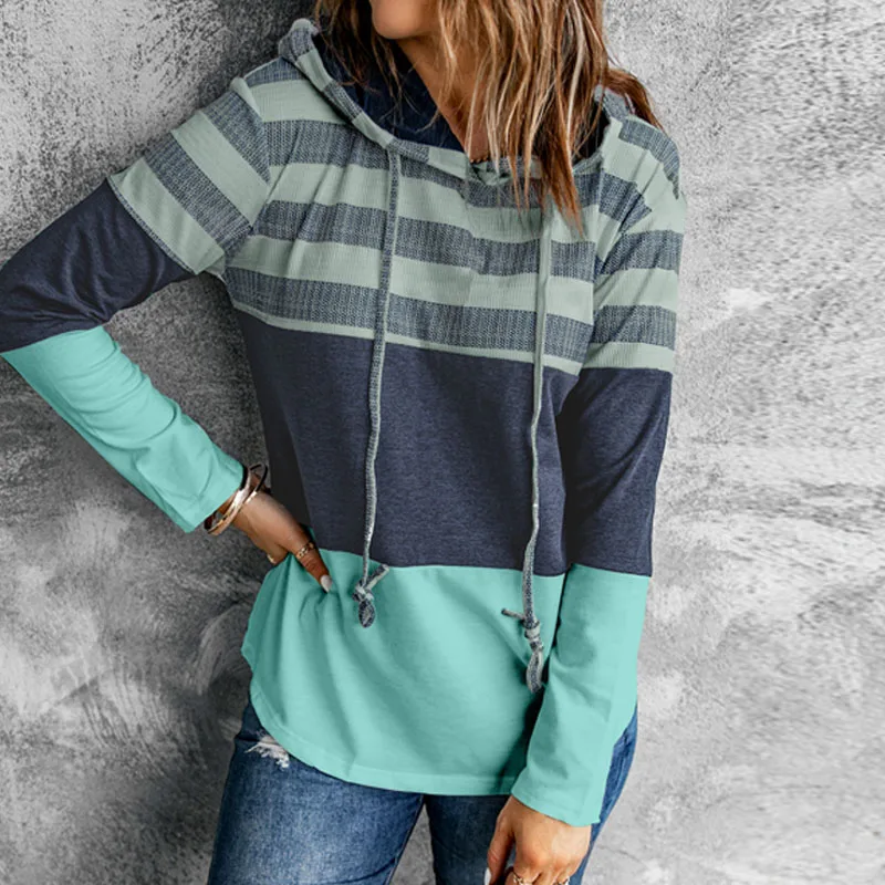 

New Stylish Oversized Drawstring Pullover Tie Dye Women Hoodies