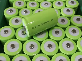 

4PCS 1.2V Ni-Mh rechargeable battery 8000mah LR20 R20 D Size NIMH NI MH cell for gas cooker oven burner LED torch and clock