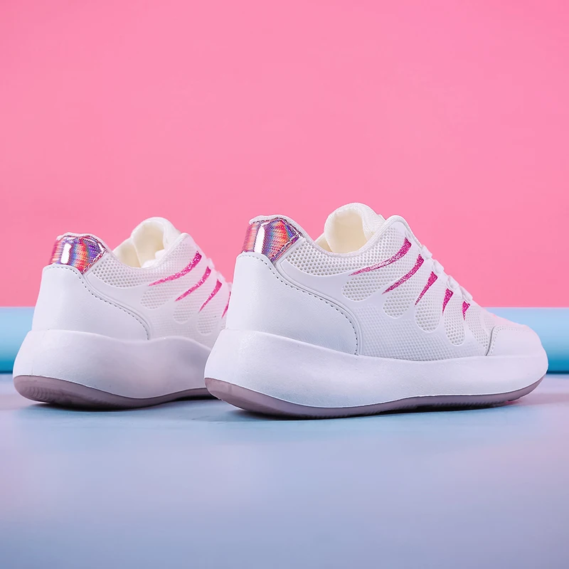 air breathable women shoes spring summer ladies sneakers korean female height increasing moccasins lady mesh vulcanized shoes  (29)