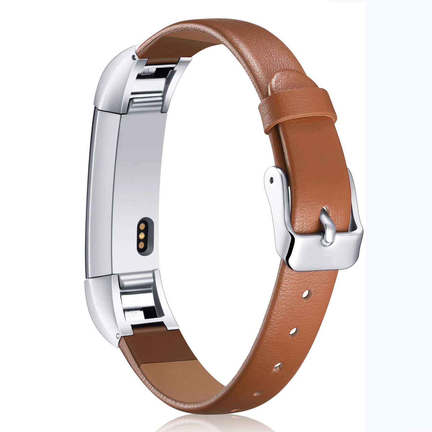 Brown Joyozy удобный сменный Браслет ремешок для Fitbit часы Alta натуральная кожа сменный ремешок для Fit bit Alta HR - Цвет ремешка: Brown