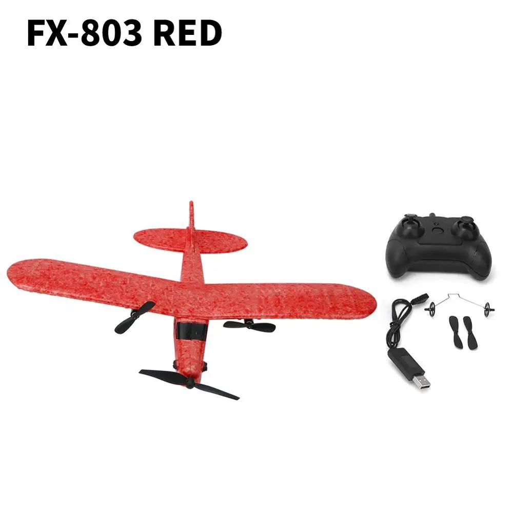 FX-803 RED FX-822 2,4G симуляция планер EPP самолета RC самолет для сборки самолет модель игрушка фиксированным крылом аэроплан FX-803 FX-801 FX-805 FX-816 - Цвет: FX-803 RED