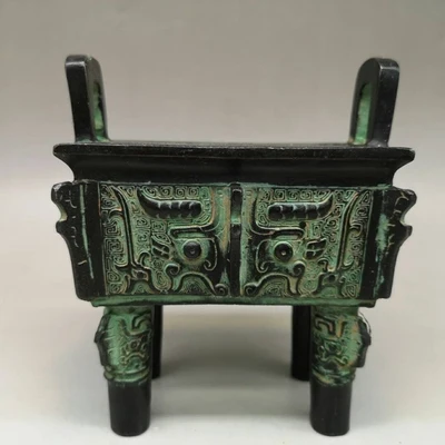 

Изысканная Античная бронзовая курильница со штативом в виде животного, украшение для дома