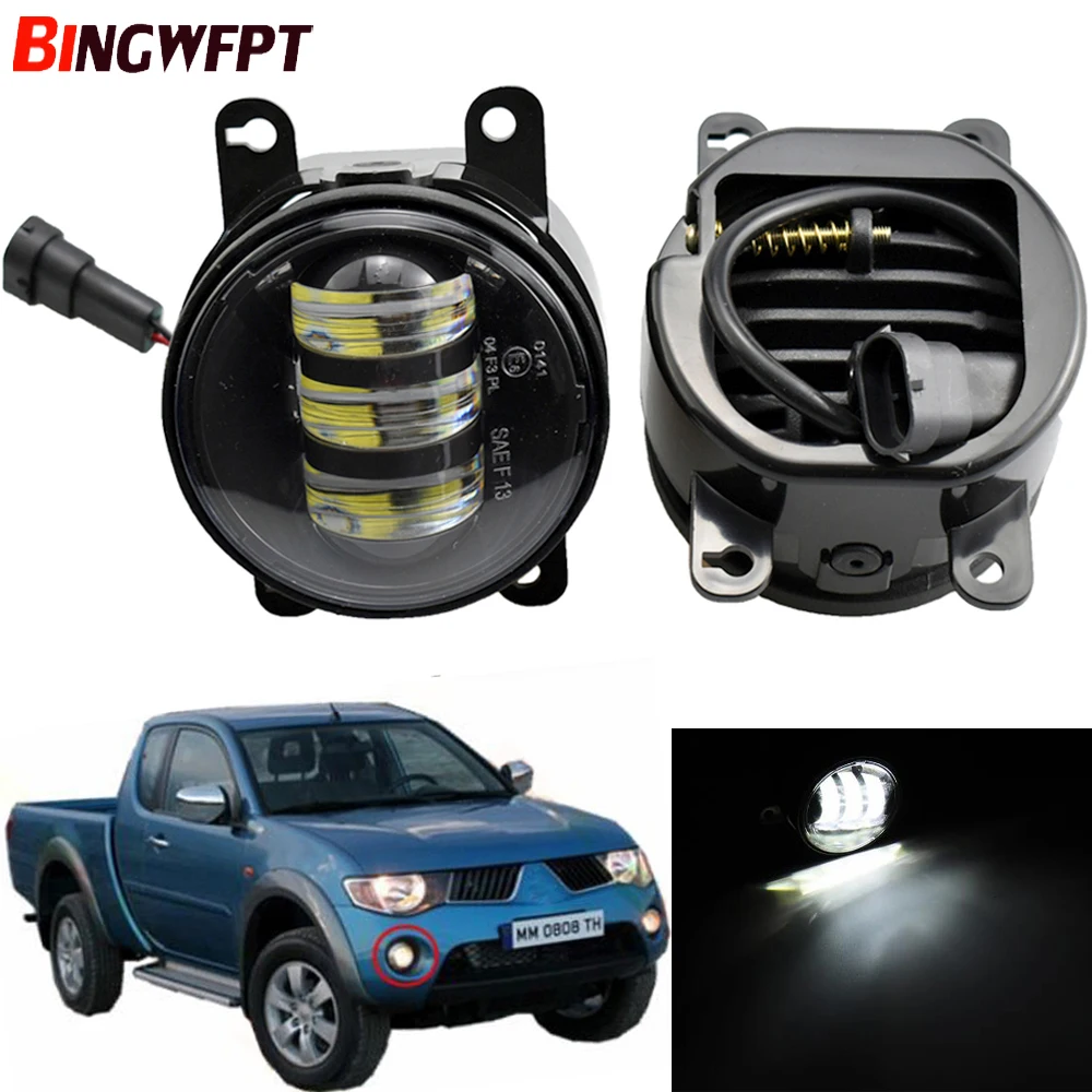 2 шт./пара для Mitsubishi L200 Outlander Pajero Grandis Galant светодиодные противотуманные фары из
