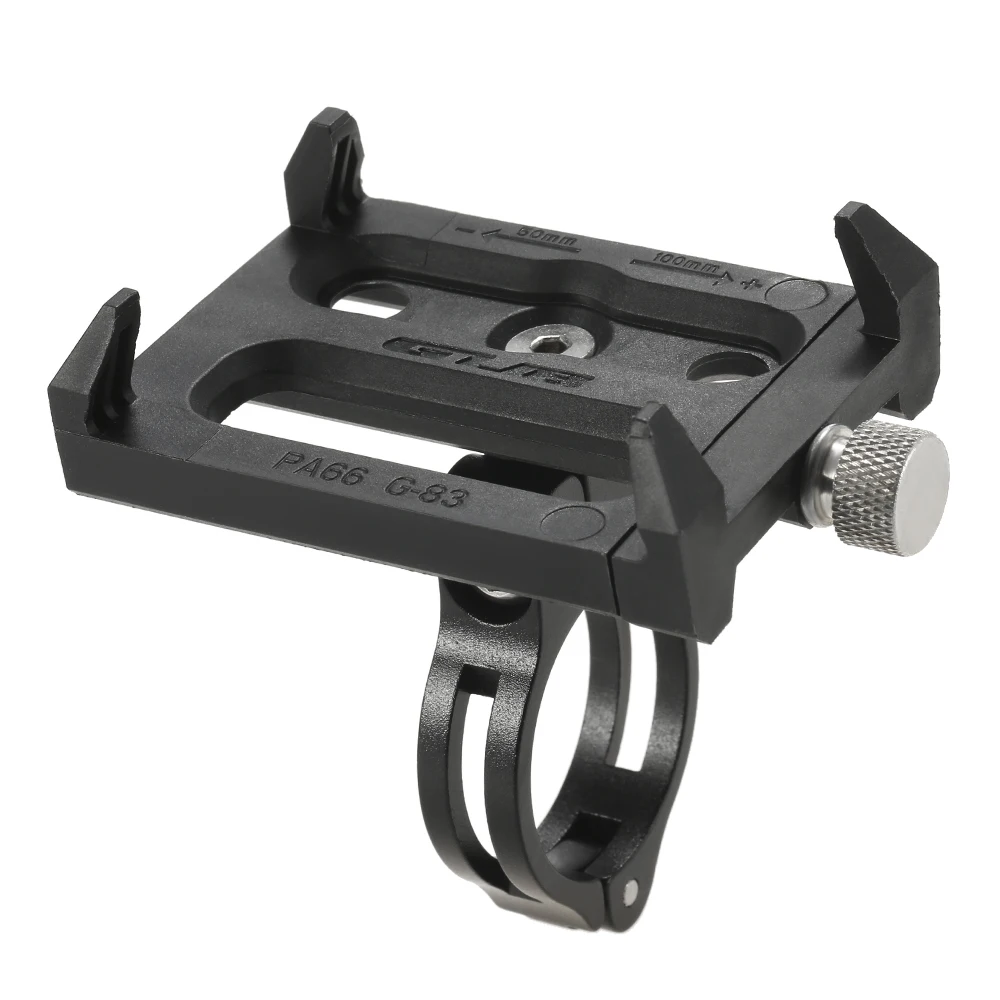 GUB Anti-Slip Bicycle Phone Holder Bicycle Adjustable Phone Holder Mount Bracket Handlebar Clip Stand for Smart Mobile Phone