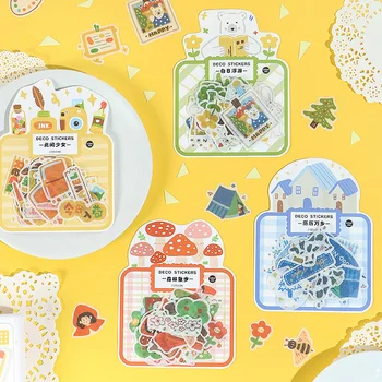 

8bags/LOT northern fairy tales Creative decoration DIY sticker masking washi sticker