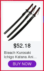 Для Bleach Fantasy аниме самурая Катана настоящая меч реквизит для косплея оружие Рождественский декоративный реквизит для сцены