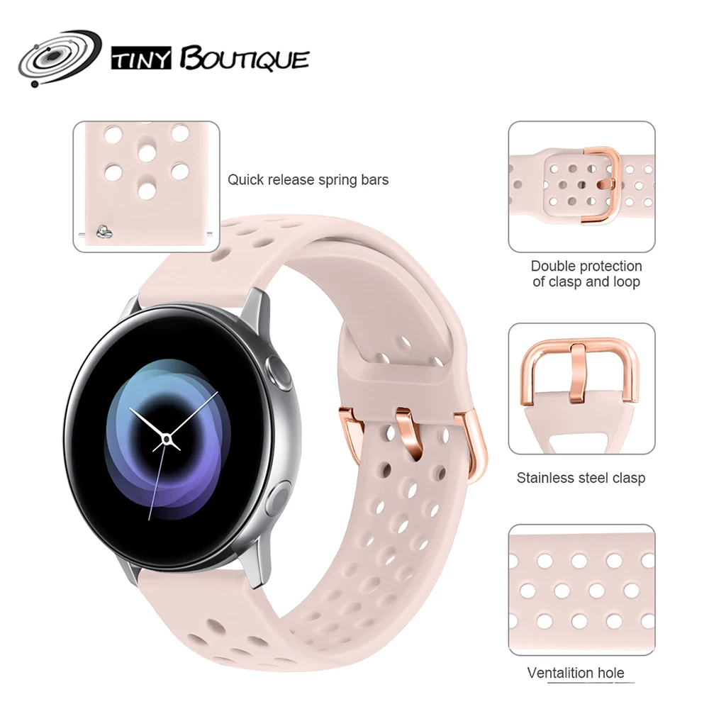 Ремешок силиконовый для Samsung Gear S3 Frontier спортивный сменный Браслет Amazfit Bip 20 22