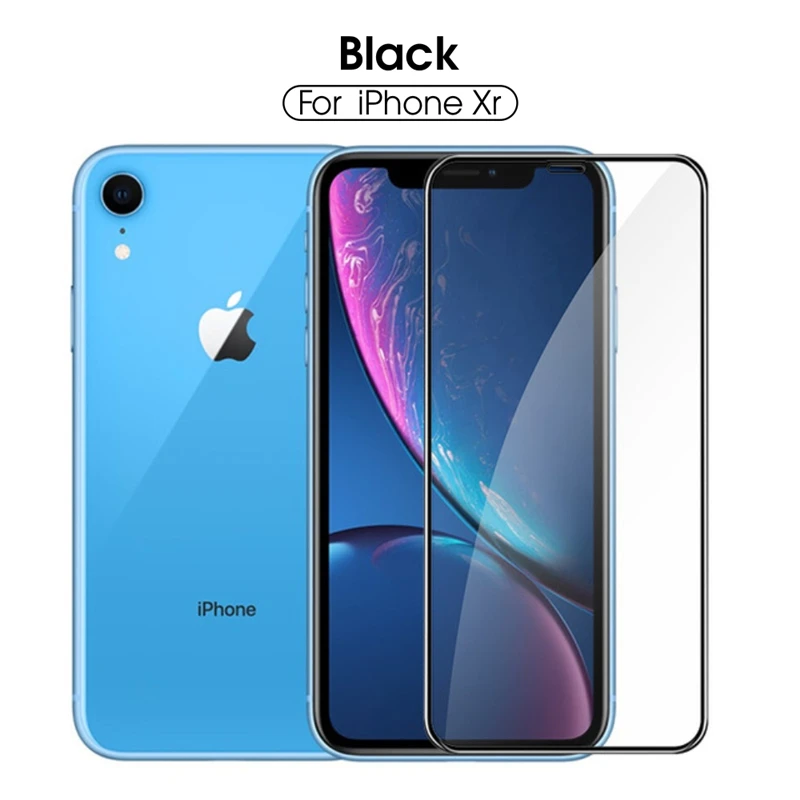 Votoon закаленное стекло для iphone 11 Pro Max Xs Max Xr полное покрытие краев протектор экрана для iphone 11 защитное стекло - Цвет: For iphone Xr