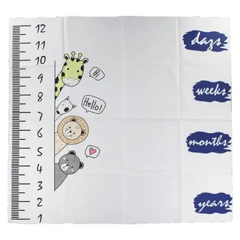 

Newborn Full Moon Photo Background Cloth Creative Cartoon Photography Props Baby Milestone Blanket