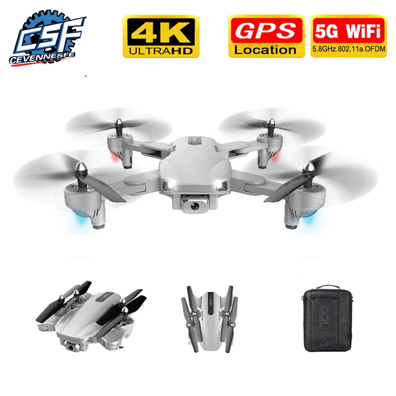 2021 Новый Дрон 4k Profesional с GPS 5G WIFI FPV 4K Дроны камерой RC Складной Квадрокоптер Игрушки