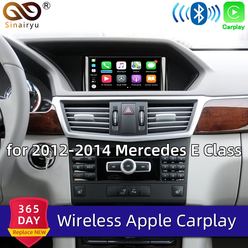 Sinairyu беспроводная Apple Carplay для Mercedes E Class C207 2011- NTG4.5/NTG4.7 Модифицированная Поддержка камеры заднего вида