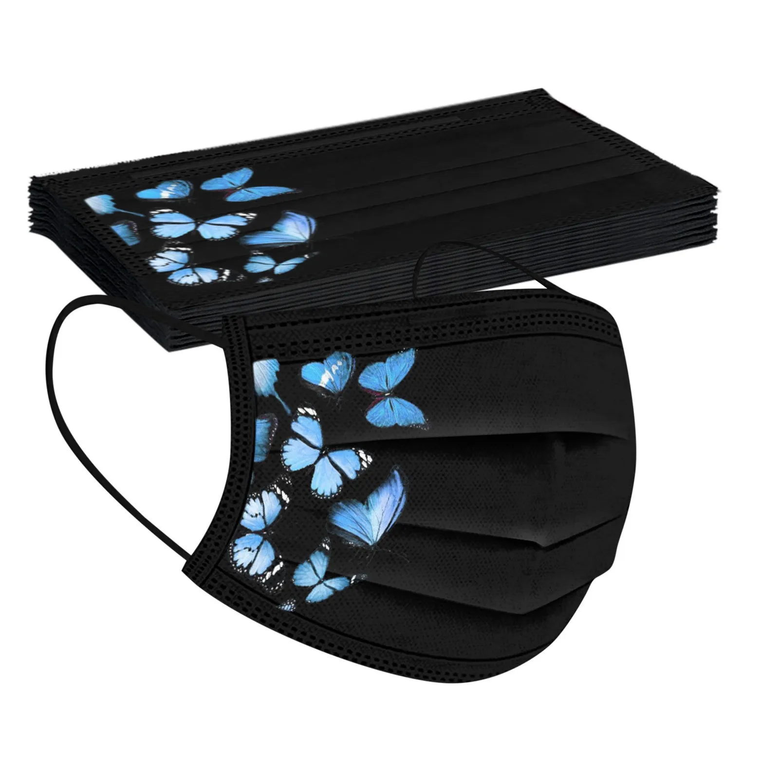 10pcs Adult Floral Printed Masks Mouth-muffle Disposable Flower Pattern Face mask 3 Layer Ply Meltblown Cloth Filter Facemask |