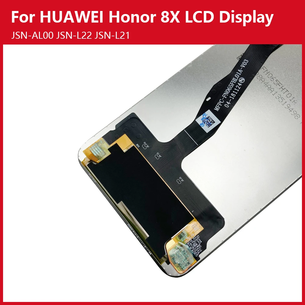 Оригинальный дисплей для Huawei Honor 8X JSN AL00 L22 L21 Полный ЖК + сенсорный экран