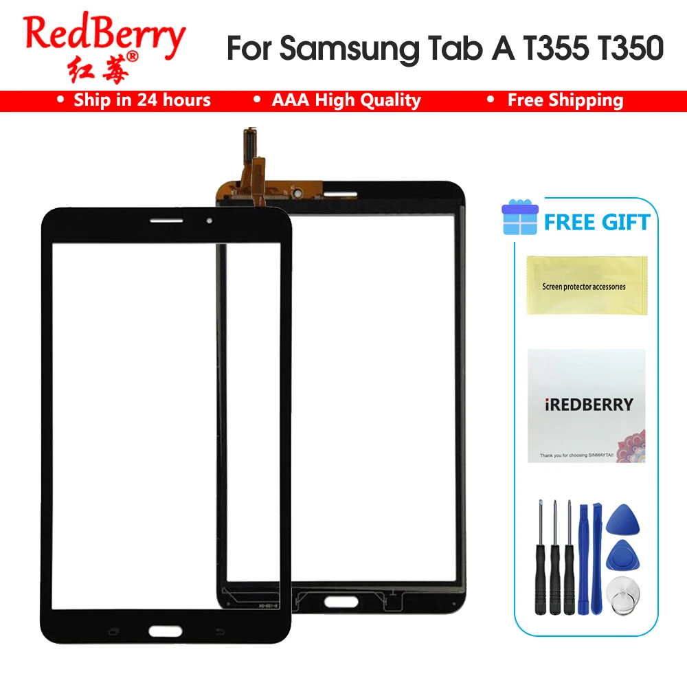 8-дюймовый сенсорный экран T350 для Samsung Galaxy Tab A T355 SM-T355 с цифровым преобразователем