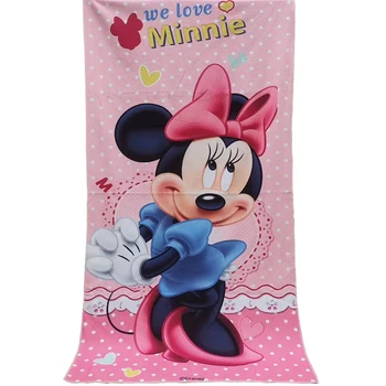 

Cute Lovely Light Pink Minnie Mouse Girls Bath/Pool/Beach Towel Super Soft Micro Fiber Swimming Towel Washcloth 70x140cm