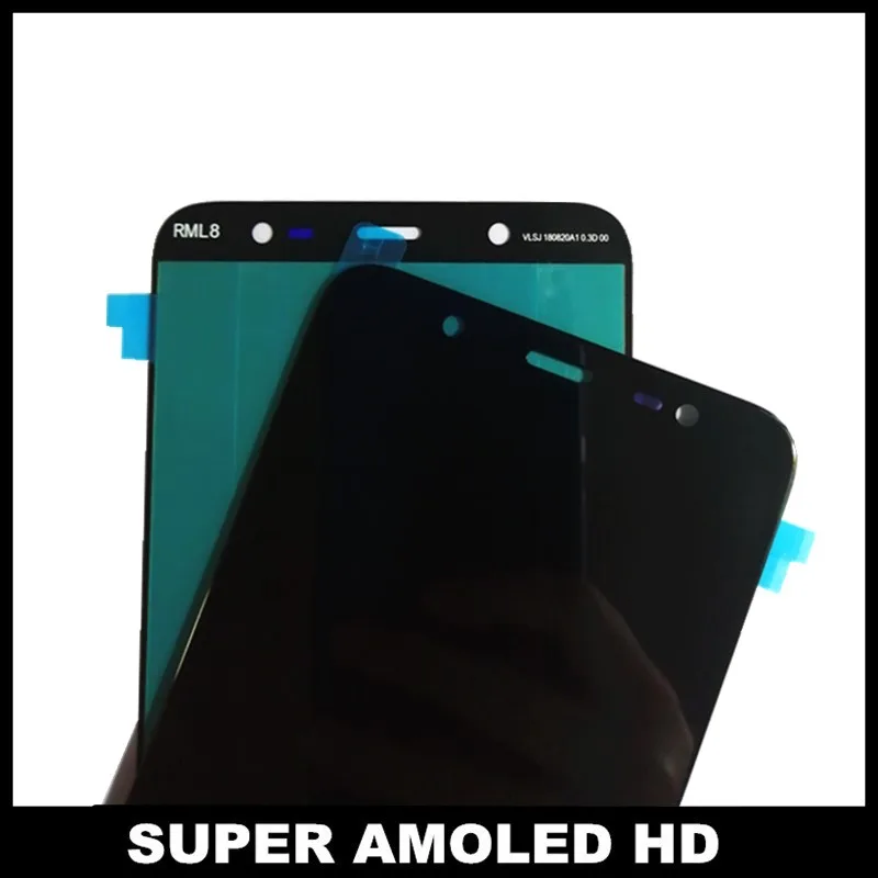 Полный дигитайзер ЖК Замена для samsung Galaxy J8 J800 SM-J800FN телефон ЖК s протестированный дисплей сенсорный экран в сборе