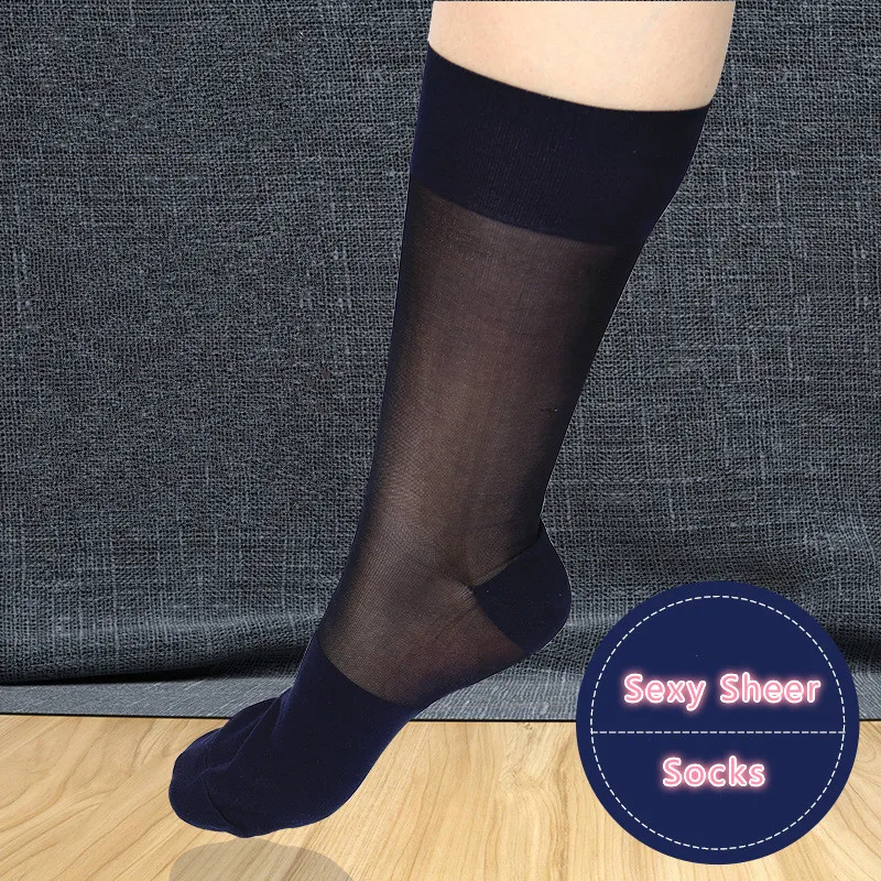 Носки без пятки носки подарки для мужчин прозрачные экзотические формальные