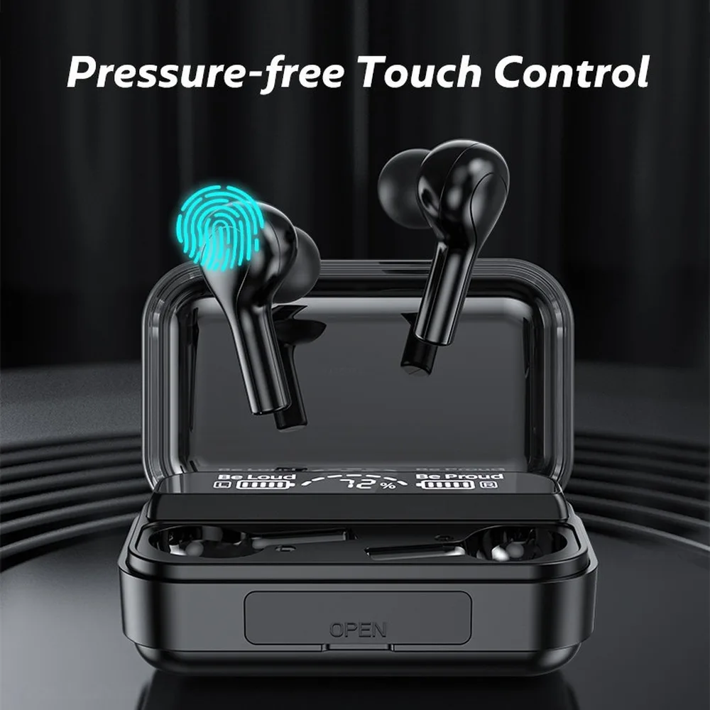 TWS Bluetooth 5 0 Earphones Sports Waterproof Earbuds Headsets With Microphone2000mAh Charging Box Wireless Earbuds 9D Stereo