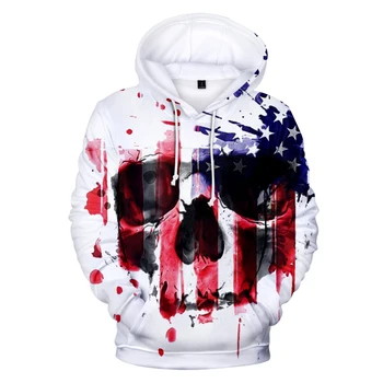 

New 3D Print Independence Day Hoodies Fourth of July Hoodie July Fourth sweatshirts Fashion Casual 3D Hooded Pullovers Outwear