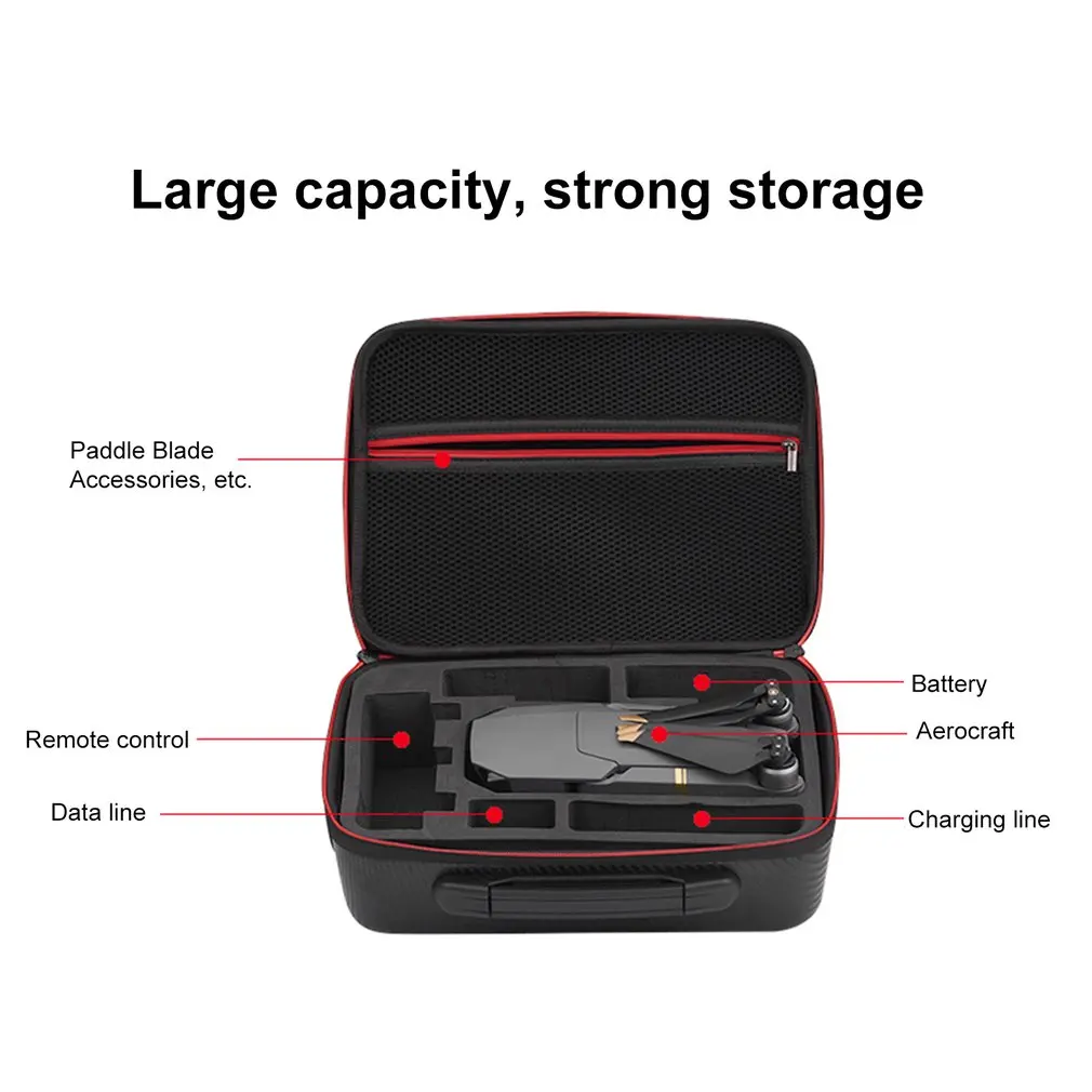 PU Сумка для хранения сумка чехол для переноски для DJI Mavic Pro подходит Дрон удаленные аккумуляторы с контроллером и аксессуарами