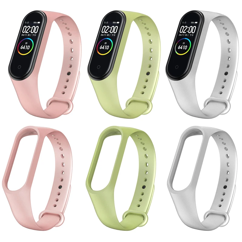 Ремешок для Xiaomi Mi Band 4 сменный силиконовый браслет смарт часов 3|Смарт-аксессуары|