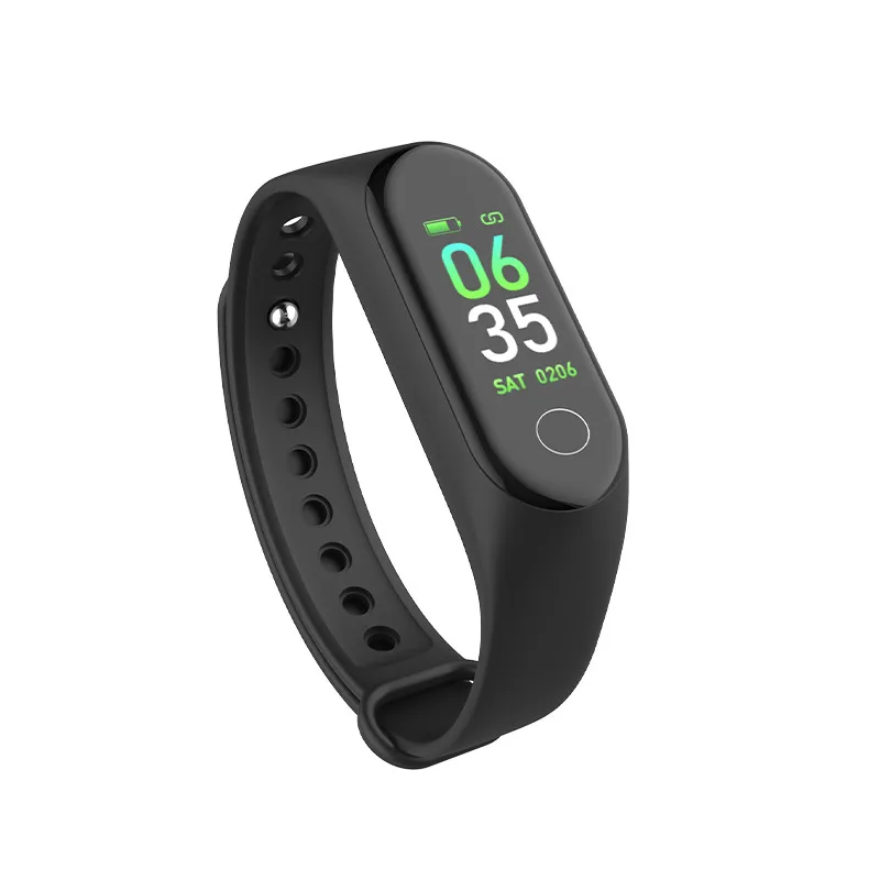 

Smart bracelet M4 information reminds blood pressure heart rate monitoring pedometer movement for millet iPhone smartphone PK M3