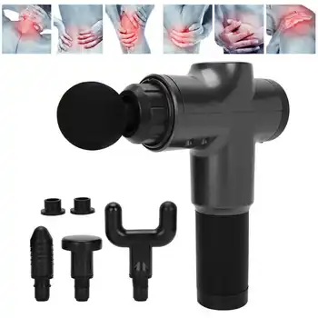 

Muscle Massager Heating Relaxation USB Rechargeable Soreness Relief Massager US Plug 100-240V Pain Relief Therapy Fascia Gun