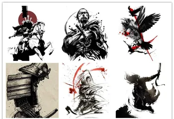 

5D Needlework Diy Diamante Pintura Guerreiro Japonês Bordado Ponto Cruz Cristal Resinstone Mosaico Artesanato de Presente