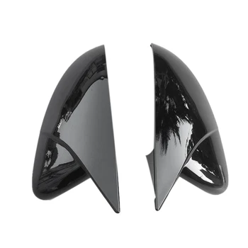 

for Scirocco PASSAT Beetle 2009-2018 Black Door Side Wing Rearview Mirror Ox Horn Cover Cap Car Accessories