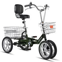 Pedal de cuatro ruedas para adultos de mediana edad y ancianos, Scooter ligero, equilibrio único, aleación de aluminio, 14 pulgadas