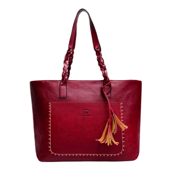 

New Women Big Capacity Storage Leather Handbag Shoulder Ladies Purse Messenger Satchel Crossbody Tote Bag Classic Bag