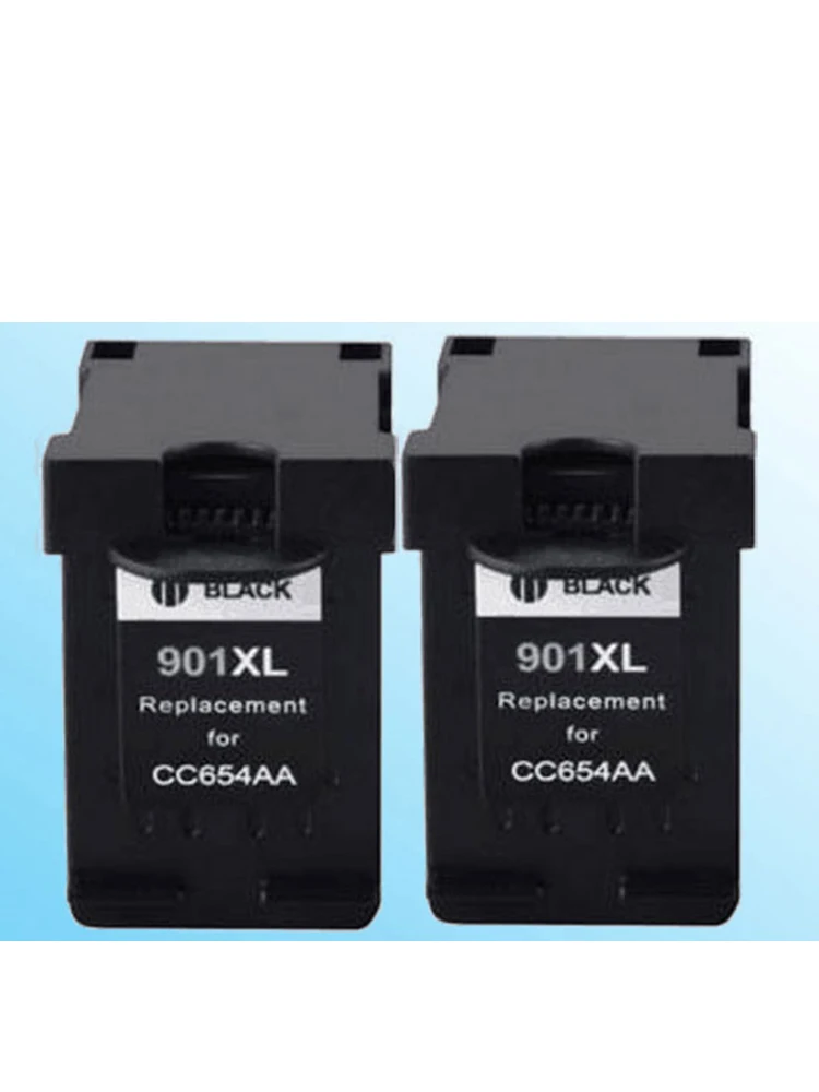 Комплект из 2 предметов, Черный чернильный картридж совместимый для hp901 901xl 901 Officejet 4500 J4500 J4530 J4540 J4550 J4580 J4585 J4640 J4660 J4680