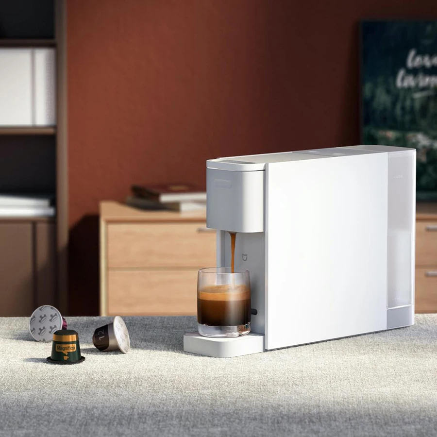 MIJIA S1301 Coffee Machine Capsule Coffee Makers espresso cafe Automatic power-off protection 20BAR electromagnetic pump 5