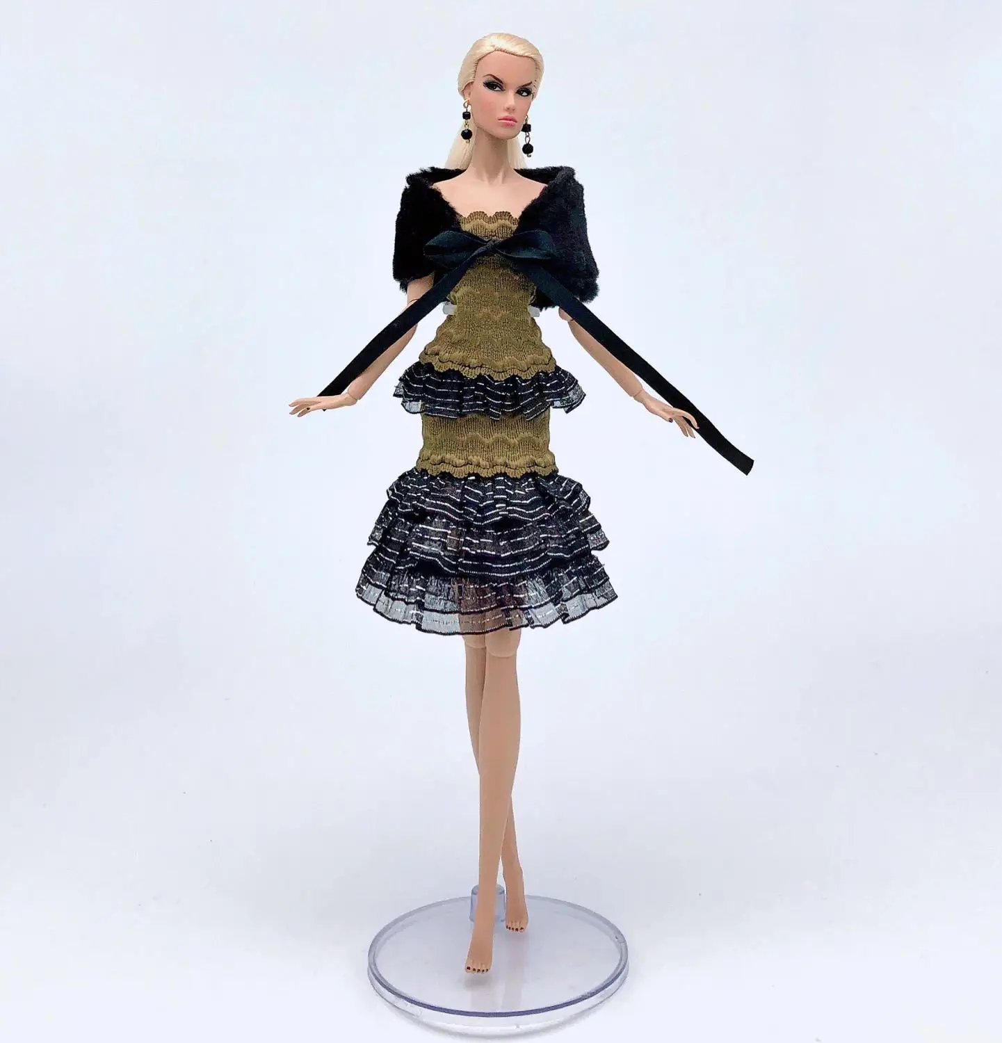 Куклы свадебное платье для Барби 1/6 оригинал аксессуары кукол bjd элегантные
