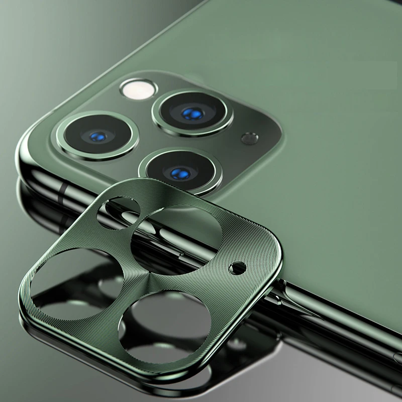 Защитная пленка для объектива камеры для iPhone X XS MAX XR металлическая защитная крышка для камеры чехол для iPhone 11 Pro Max Крышка для камеры - Цвет: green