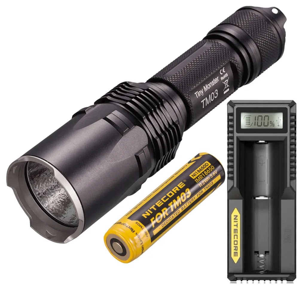 TM03 UM10 NITECORE TM03 TM03CRI тактический фонарь XHP70 Светодиодный max 2800LM Луч расстояние 289 метров уличный фонарик с IMR18650 батарея - Испускаемый цвет: TM03 UM10