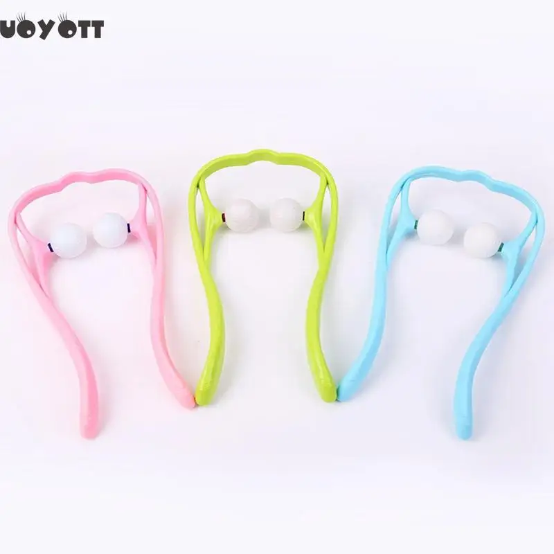 

Plastic Pressure Point Therapy Neck Massageador Massage U Shape Neck Massager for Neck Shoulder Trigger Point Dropshipping