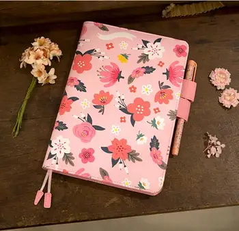 

The Blooming Flowers Diary A5 A6 Fitted Journal Planner Undated Monthly Weekly Daily Plan 207P