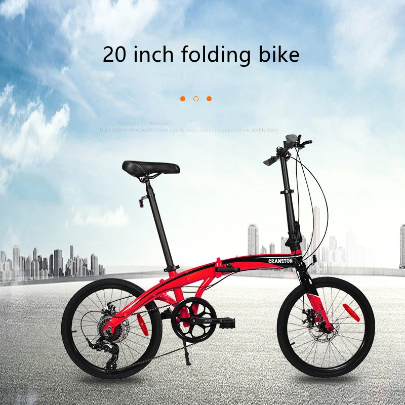 rek verlies uzelf lening Aluminium Vouwfiets 7 Speed Bike Adult Draagbare Opvouwbare Stad Fietsen  Urban Multi Speed Kleine Wielen Fietsen|Fiets| - AliExpress