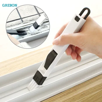 

2 In 1 Dust Pan And Brush Multipurpose Household Tool Dust Cleaner Brush Keyboard Groove Cleaning Gap Window Cleaner Brush Home