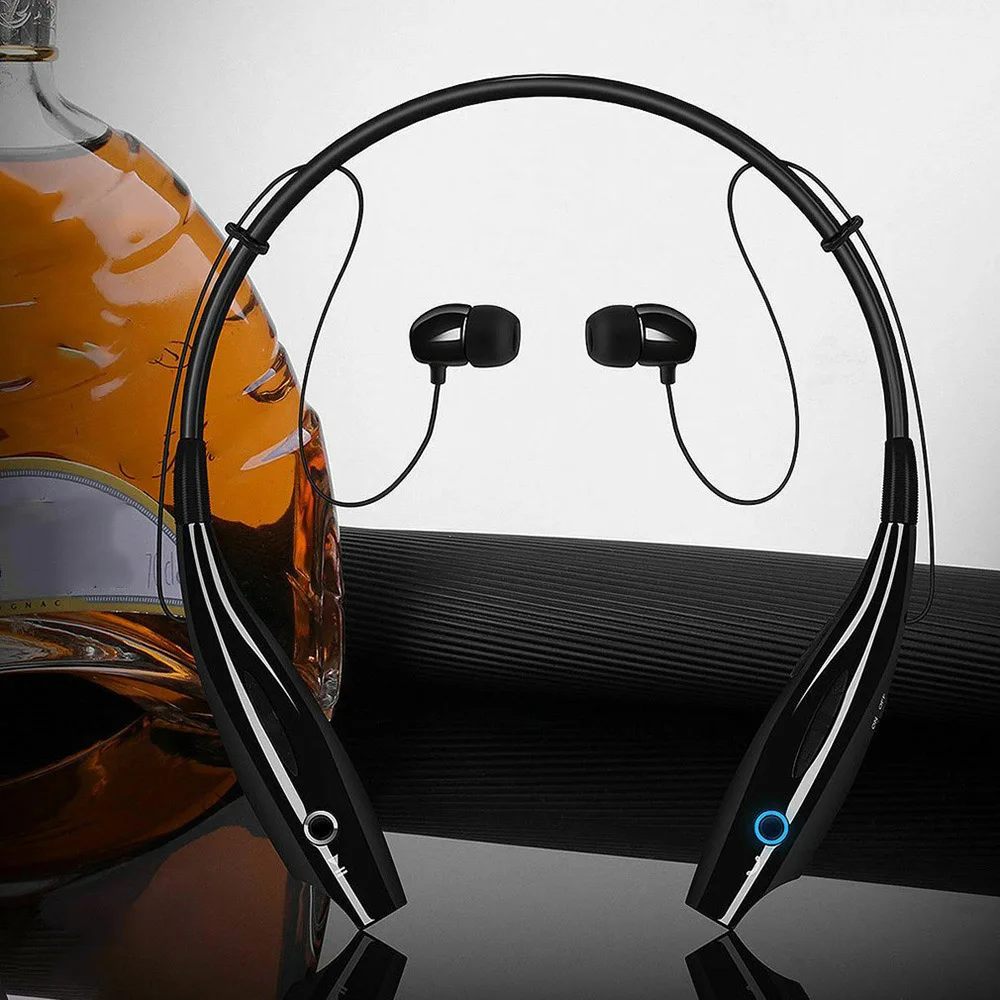 HB730 беспроводные наушники Bluetooth 5,0, спортивные водонепроницаемые наушники для шеи, стерео наушники с микрофоном