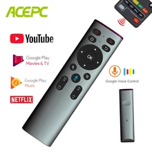 A6 голосовой пульт дистанционного управления 2,4 ГГц беспроводной микрофон ИК обучение для Android tv box Google поиск Netflix Youtube VS Q5