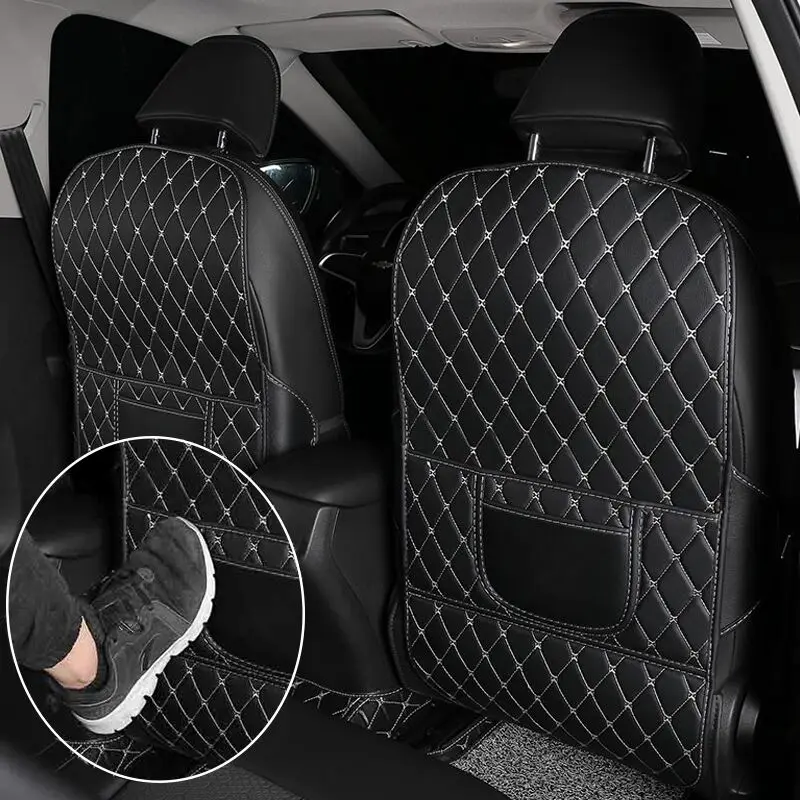 Universal Anti-dirty Pad For Car Seat Back Hanging Bag Leather