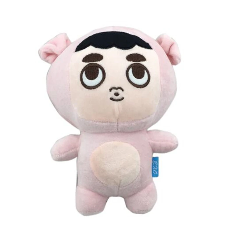 D.O.-pig Корея кавайная плюшевая кукла игрушки мягкие куклы милый мультфильм Прекрасный хлопок мягкие вентиляторы поддержка мягкие Подарочные игрушки куклы для девочек детские подарки - Цвет: D.O.-pig
